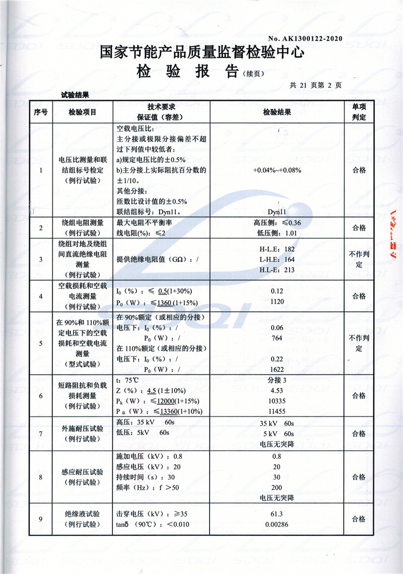 高低压试验报告-S11-1250建宁建宁建宁油浸式变压器-2.jpg